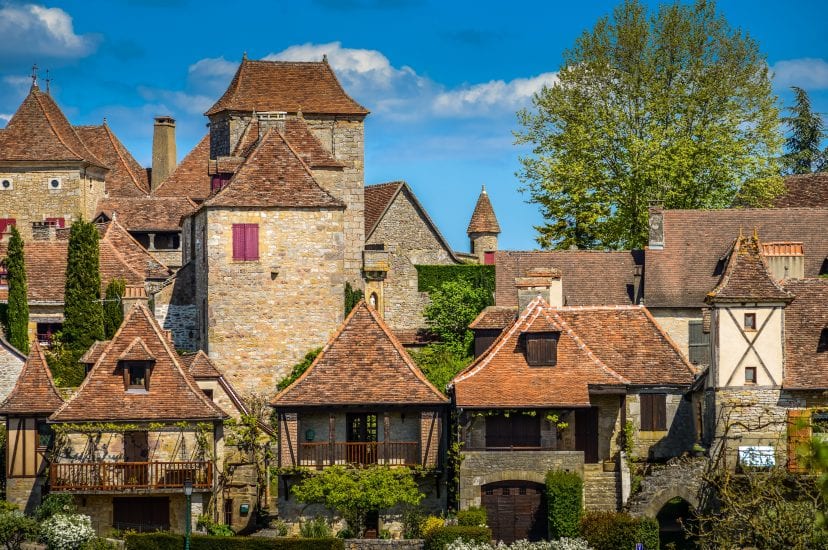 Loubressac most pictorial villages of france lot region